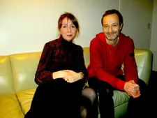 Emmanuel Bourdieu with Anne-Katrin Titze at the Film Society of Lincoln Center